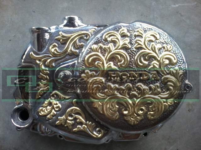  kerajinan  tembaga ukir variasi sepeda motor  copper craft 